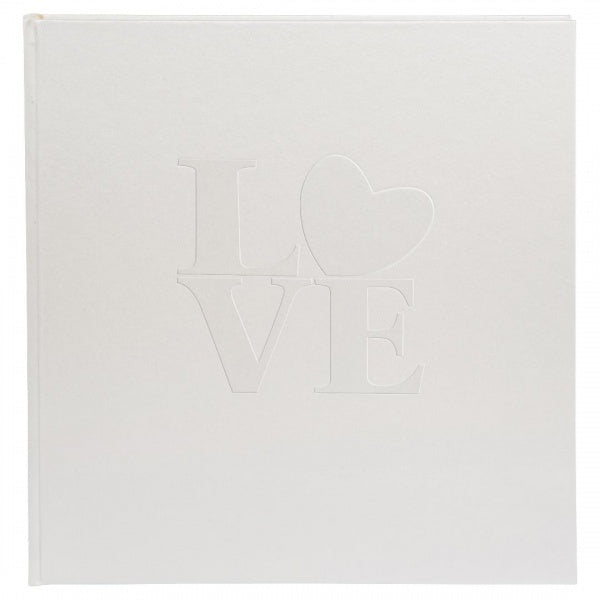 Albumas GOLDBUCH 08118 White Love 30x31/60psl balti lapai, kampučiai/lipdukai, knyginio rišimo [V]