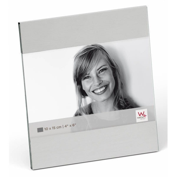 Rėmelis WALTHER AE015S AVA 10x15 |metalinis|sidabrinis