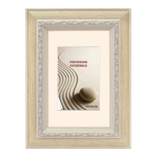 Rėmelis 15x21 plast 1303539 SEUL kreminis | 32mm