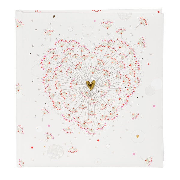 Svečių-užrašų knyga GOLDBUCH 48062 Golden Heart 23x25 176psl | balti lapai [V]