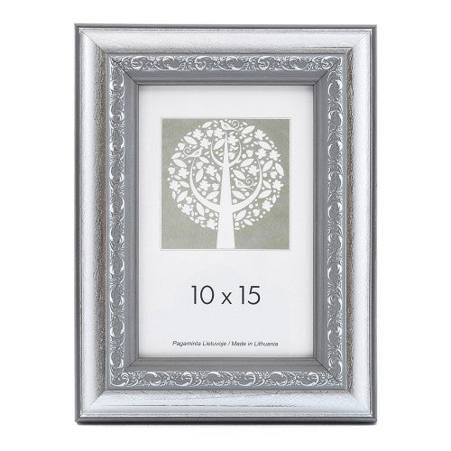 Rėmelis 15x21 plast 1303331 SEUL sidabrinis | 32mm