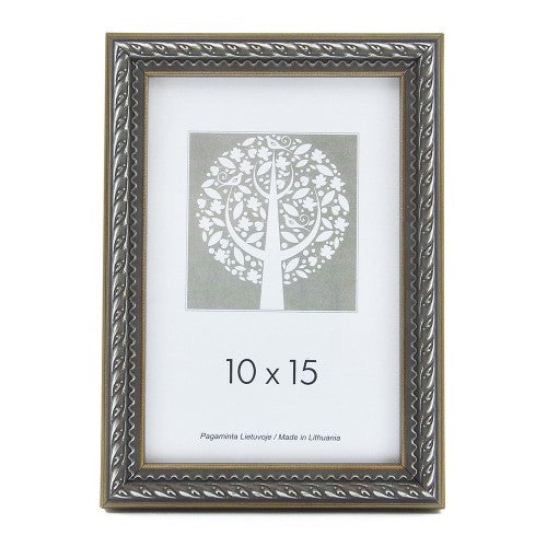 Rėmelis 10x15 plast 1305025 CHARLOTTA sidabras | 16mm