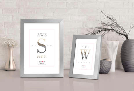 Rėmelis STYLER 21x30 SANREMO sidabrinis AA | 15mm