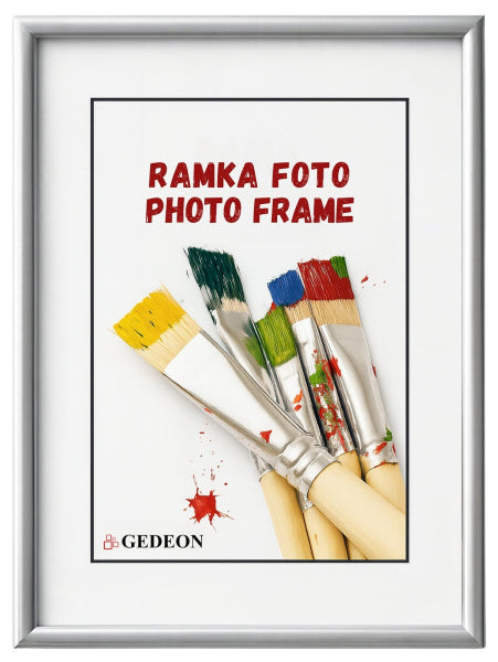 Rėmelis GED 15x21 plast EASY sidabras| 8mm