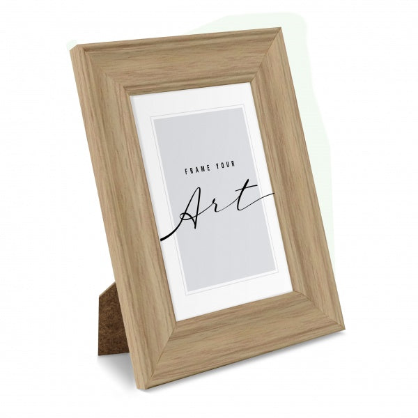 Rėmelis KNOR Sylwia 10x15 natūralus|40mm|plexi