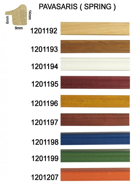 Rėmelis 30x40 med 1201197 Pavasaris rudas | 16mm