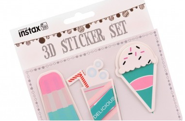 instax 3D lipdukų rinkinys "Summer" (9 vnt)