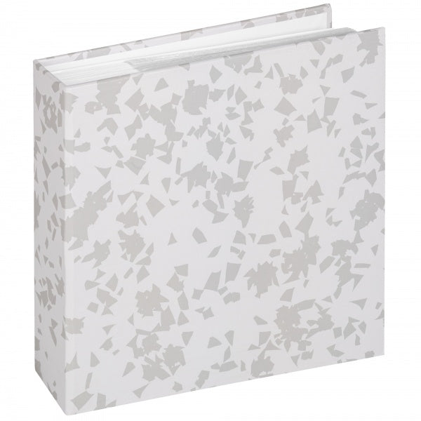 Albumas WALTHER ME-298-1 Terrazzo stone white 10x15 200, balti lapai | kišeninis | klijuotas