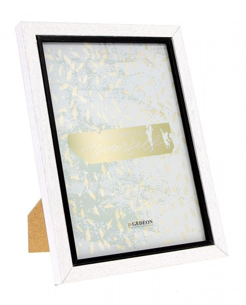 Rėmelis  GED 21x30 medinis WI21| baltas su juodu
