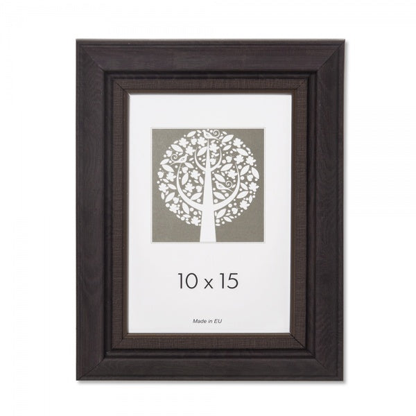 Rėmelis 13x18 plast 1306013 FAUSTA rudas | 30 mm