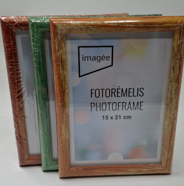 Rėmelis 15x21 plast VF3502/03/04 CORAL MIX |14mm