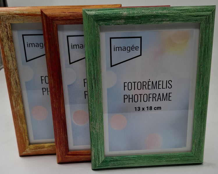 Rėmelis 13x18 plast VF3502/03/04 CORAL MIX |14mm