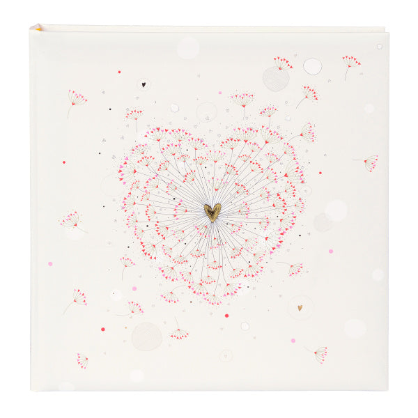 Albumas GOLDBUCH 08062 Golden heart  30x31/60psl |balti lapai| kampučiai/lipdukai