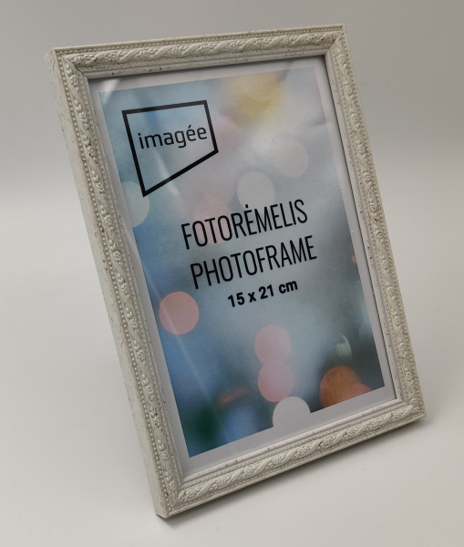 Rėmelis 30x40 plast VF3732 INDIA baltas | 15 mm