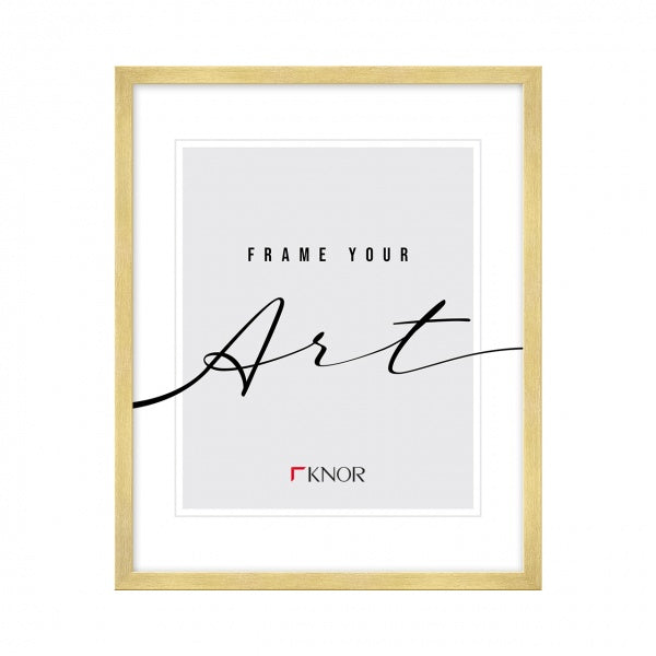 Rėmelis KNOR Izabela 13x18 auksinis|plastikinis|15mm|plexi