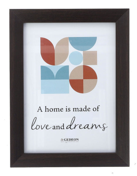 Rėmelis  GED 21x30 medinis DB21 t.rudas |20x20mm