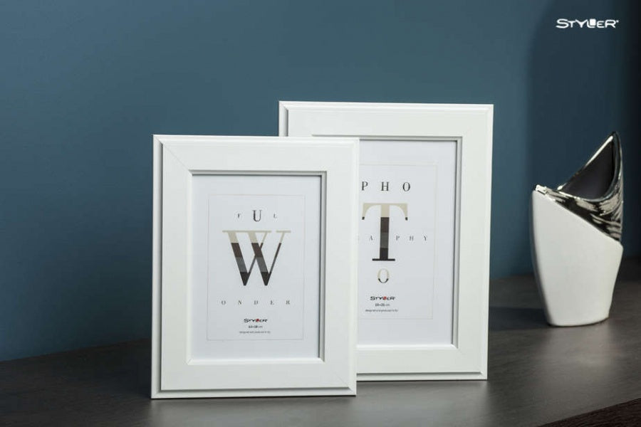 Rėmelis STYLER 40x50 MALMO baltas AF | 35mm