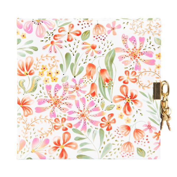 Užrašų knygutė GOLDBUCH 44631 Pianta rossa su spynele| 17x17| 96 psl|balti lapai