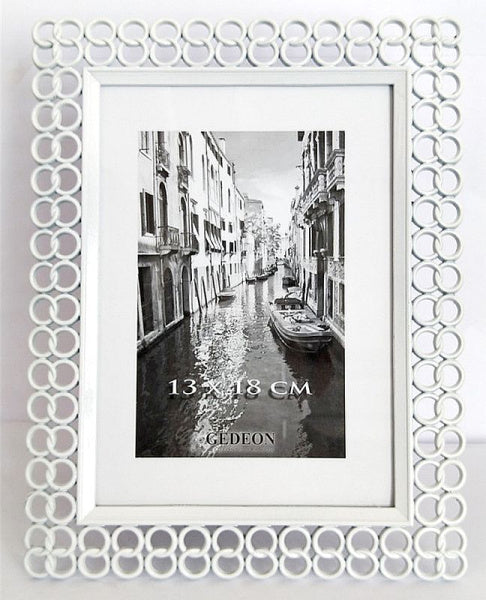 Rėmelis GED  13x18 met  RM1457 baltas