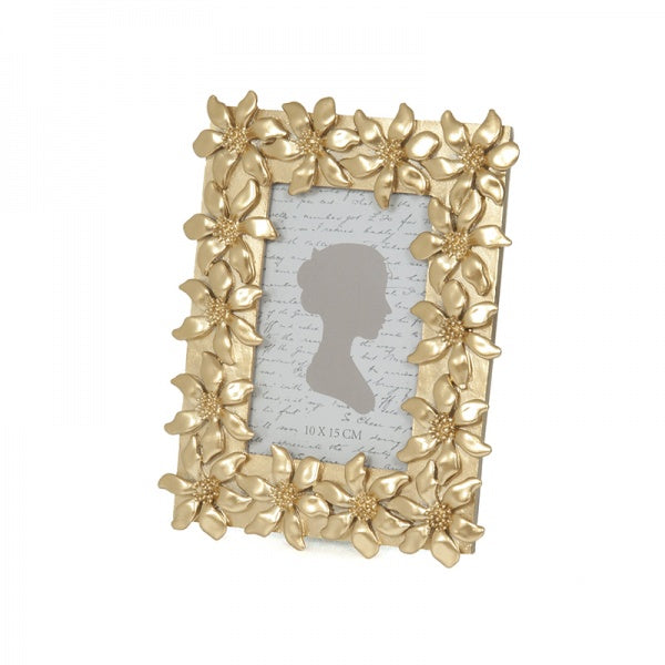 Rėmelis  polirezininis Žiedai 10x15|auksinis