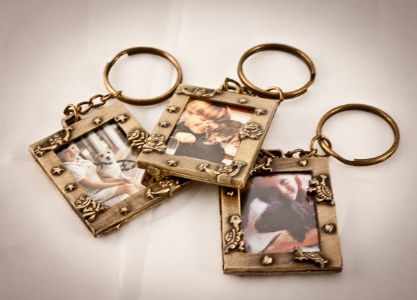 Raktų pakabukas GED metalinis 3x4 |auksinis