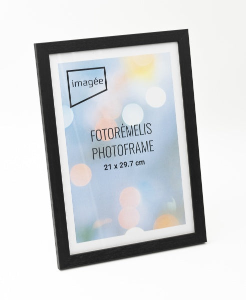 Rėmelis 40x60 med 1201998 BELA plexi juodas  | 18mm