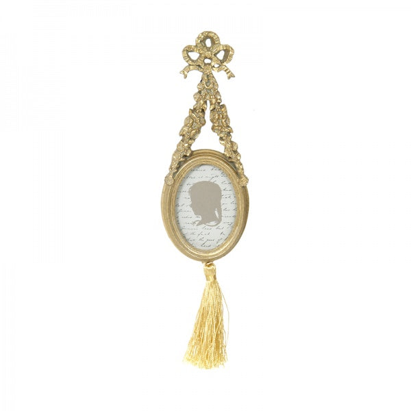 Rėmelis  polirezininis pakabinamas 5.5x7.5|auksinis