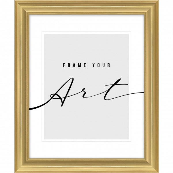 Rėmelis KNOR Sylwia 10x15 auksinis|40mm|plexi