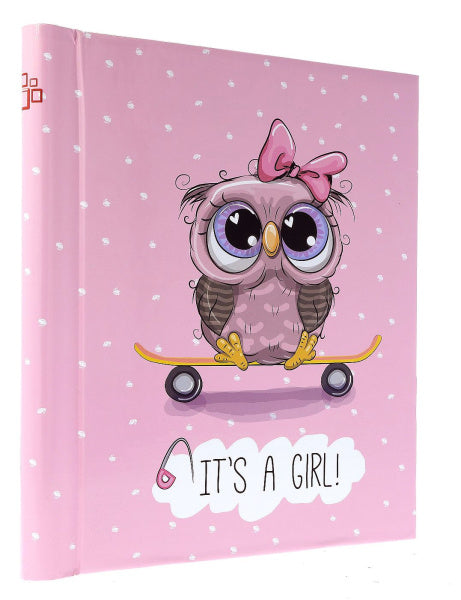 Albumas  GED DRS30 OWL PINK 22.8x28 cm | 60 magnet psl | spiralinio rišimo