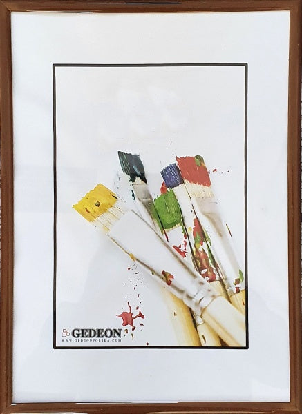 Rėmelis GED 60x80 plast EASY rudas | 8mm