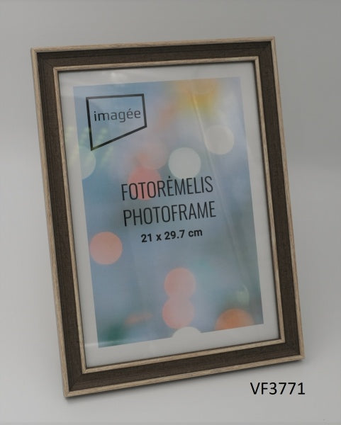 Rėmelis 21x30 plast Malaga VF3771 rudas | 24mm