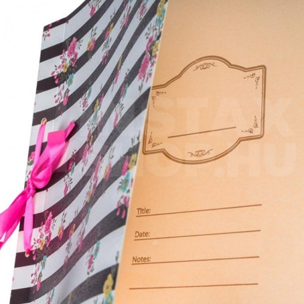 instax Scrapbook "Floral & Stripes" 20x20  16 lapų