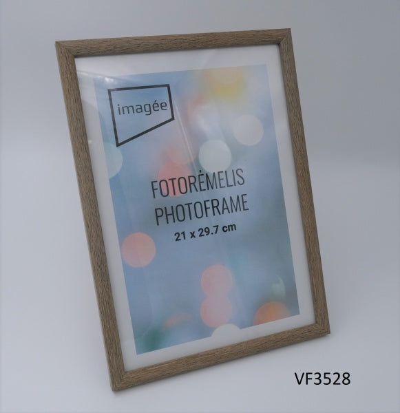 Rėmelis 21x30 plast VF3528 Notte rudas su ruoželiais | 14mm