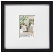 Rėmelis WALTHER EA333B STOCKHOLM 30X30 3D su pasportu 10x15 |medinis|juodas|20mm