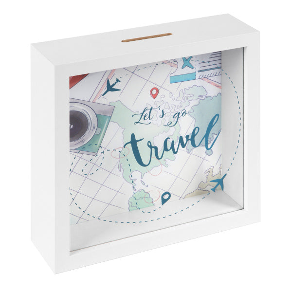 Pinigų taupyklė GOLDBUCH 920093 Let's go travel 18x18