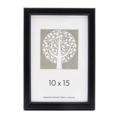 Rėmelis 10x15 plast 1303031 Aura juodas |14mm