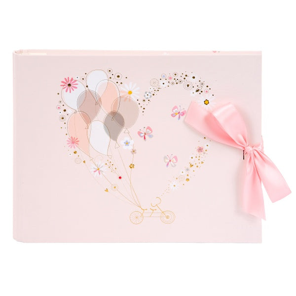 Albumas  svečių knyga GOLDBUCH 47033 Love Connection  29x23/50psl | spiralinio rišimo | kampučiai/lipdukai[V]