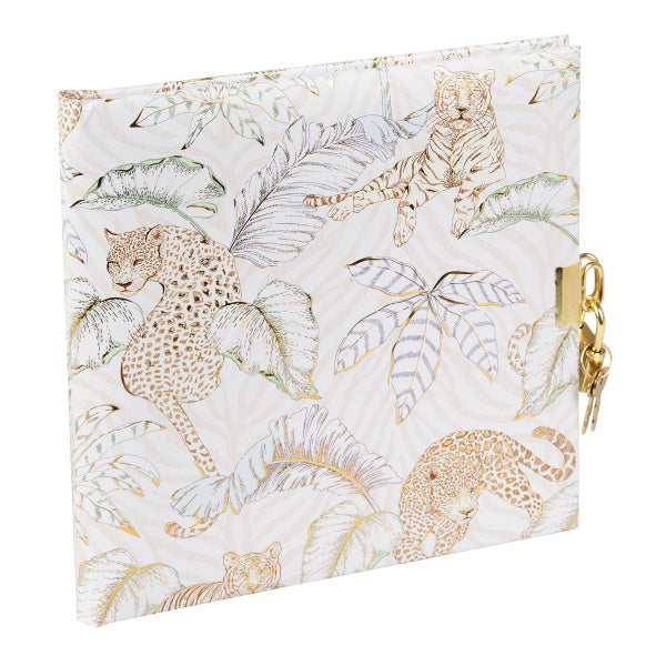 Užrašų knygutė GOLDBUCH 44588 Felino su spynele| 17x17| 96 psl|balti lapai