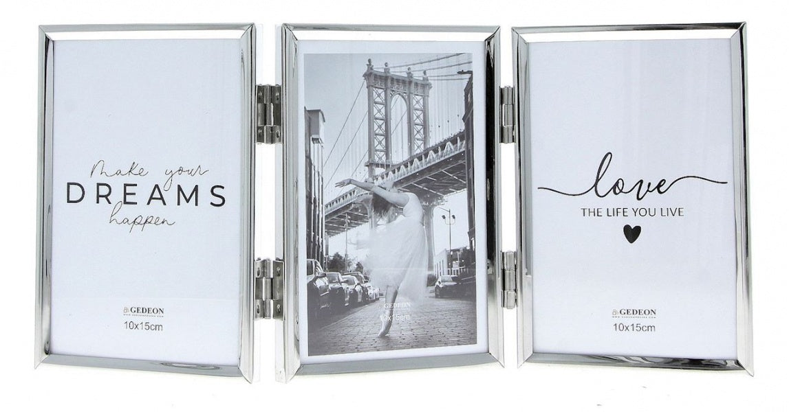 Rėmelis GED SSA10/3  10x15/3 metalinis sidabras