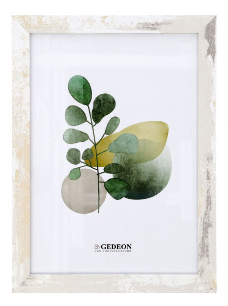 Rėmelis  GED 21x30 medinis D1221 baltas|15x9mm