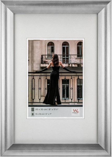 Rėmelis WALTHER VENICE JL050S 40x50 plast| sidabrinis