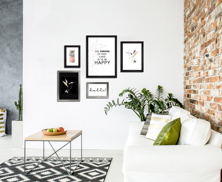 Rėmelis STYLER GRAPHICS SILVER SET 2x10x15/2x15x21/1x21x30 juodas-sidabrinis| 15mm