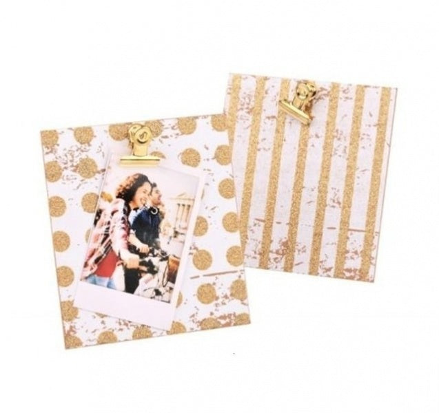 instax mini MDF nuotraukos rėmelis, AUKSINIS (2 vnt)