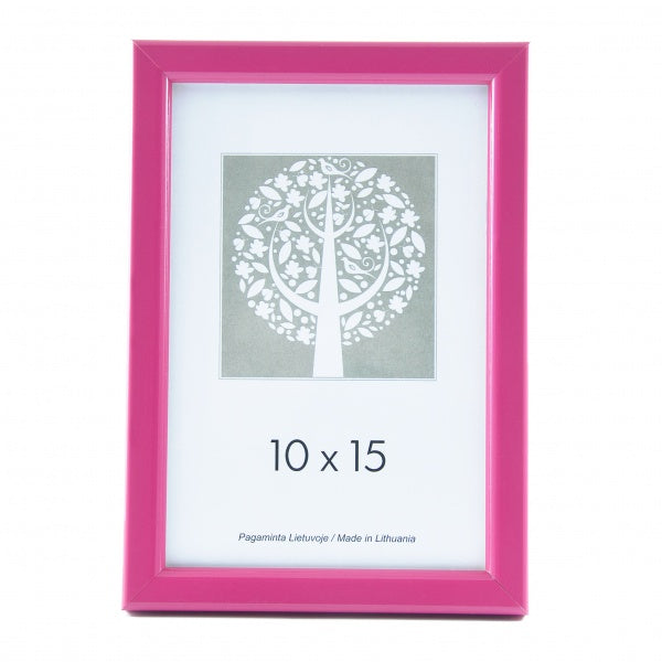 Rėmelis 15x21 plast 1303040 Aura rožinis | 14mm