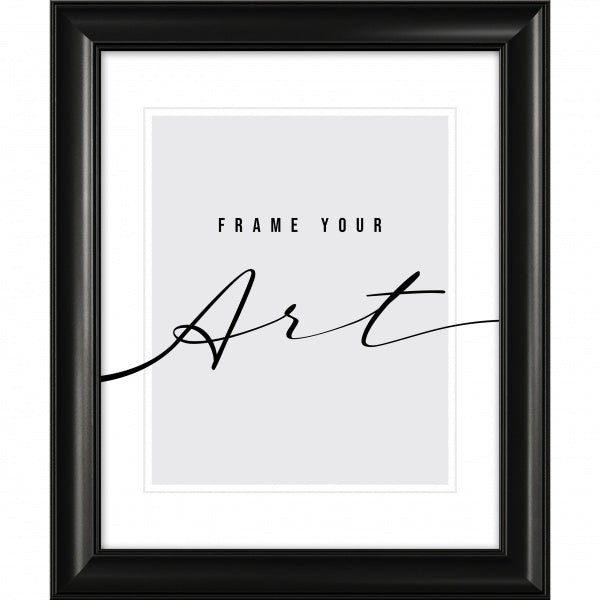 Rėmelis KNOR Sylwia 15x21 juodas matinis|40mm|plexi