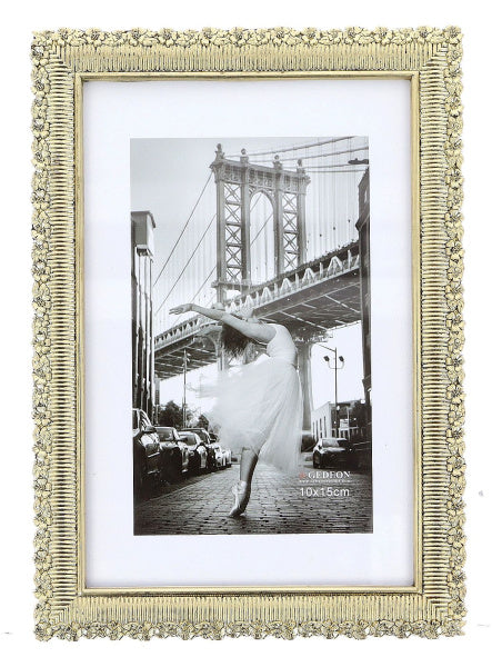 Rėmelis GED 10x15 metalinis RM3946NG |auksinis