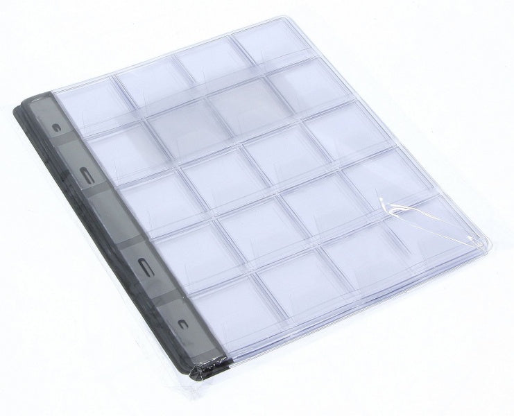 Albumo lapai monetoms GED CA21-20C 35x35mm 20 monetų |10 lapų komplektas