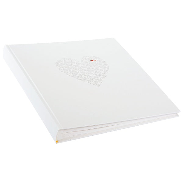 Albumas GOLDBUCH 08080 Love 30x31/60psl balti lapai, kampučiai/lipdukai, knyginio rišimo [V]