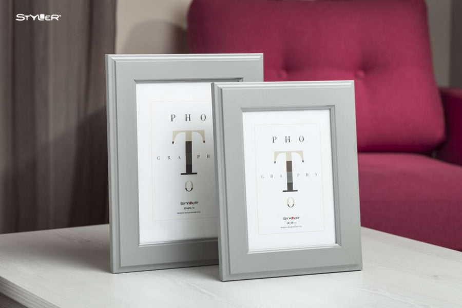 Rėmelis STYLER 10x15 MALMO pilkas AB | 35mm