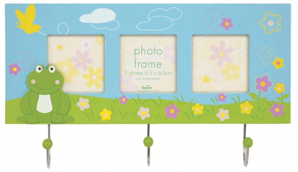Rėmelis   INNOVA PI06400 Cute frog 3x3x3 MDF dangiškas/rožinis | 3 pakabos | 34mm